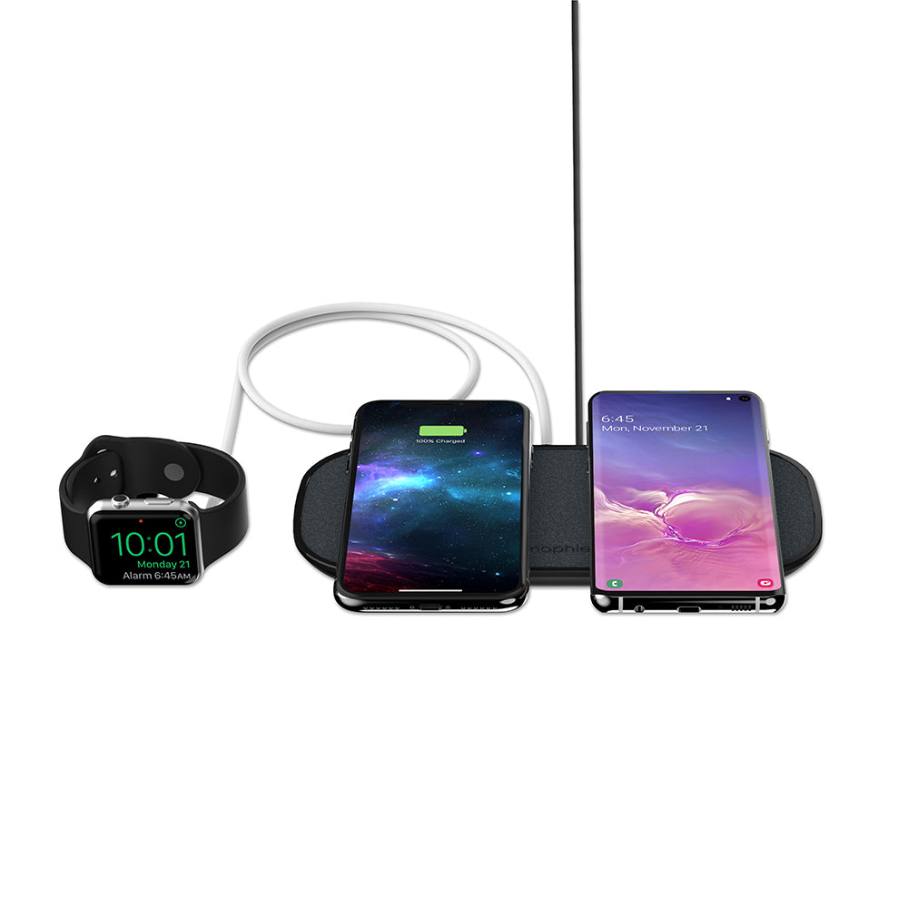 Mophie Dual Wireless Charging Pad - Fabric Universal Wireless Charger - Kixup Repairs
