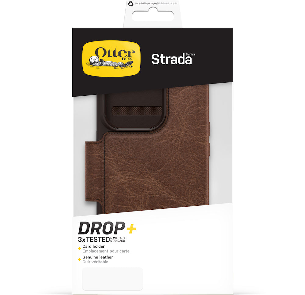 OtterBox Strada Case - For iPhone 14 Pro (6.1") - Espresso - Kixup Repairs