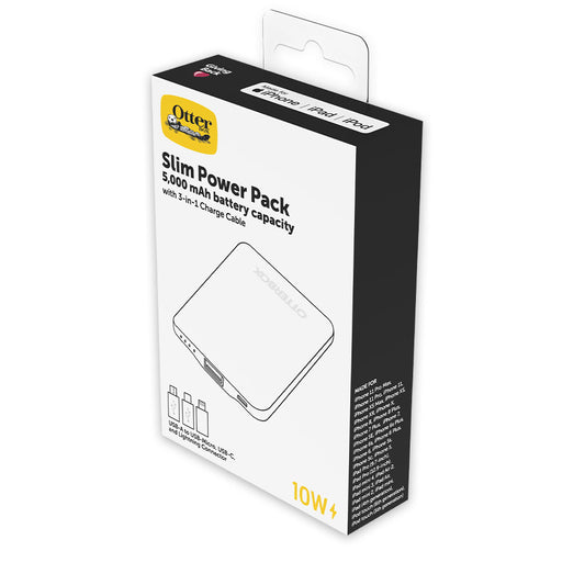 OtterBox 5 000mAh Power Bank - With 3-in-1 Cable - Kixup Repairs