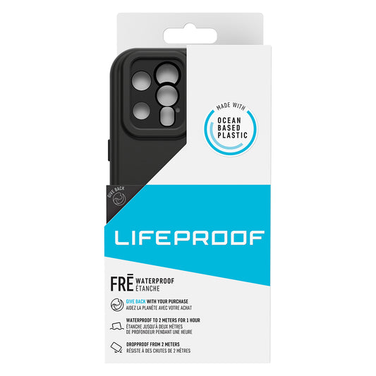 new in box LifeProof Fre Series Black Phone Case For The Apple iPhone 12 Pro Max 6.7"