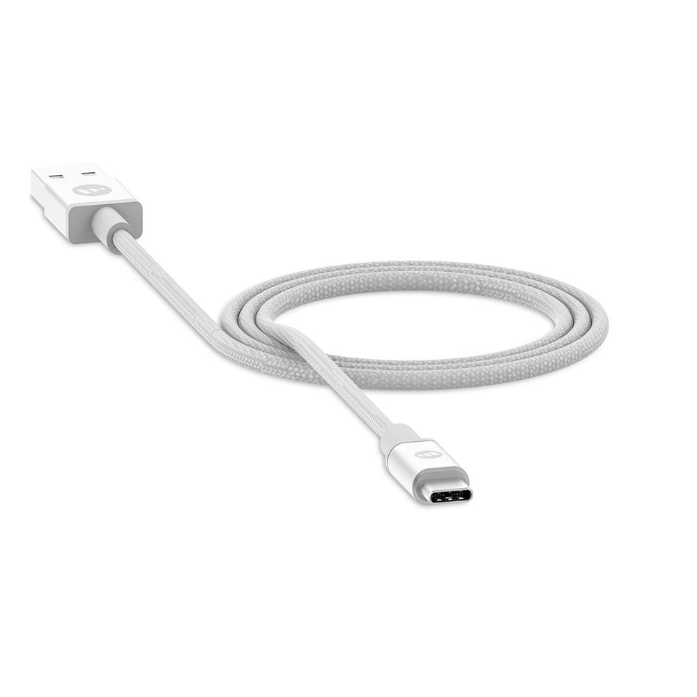 Mophie USB-A to USB-C Cable - 1M - White - Kixup Repairs