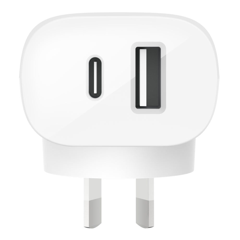 Belkin Dual USB-C 37W Wall Charger for Apple iPhone iPad Samsung Galaxy and more with buy now pay later available Afterpay Zip Humm and more Australia wide