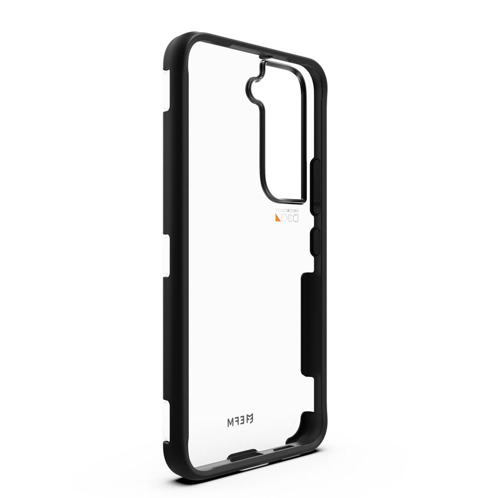 EFM Cayman Carbon/Clear Phone Case For Samsung Galaxy S22+ (6.6")