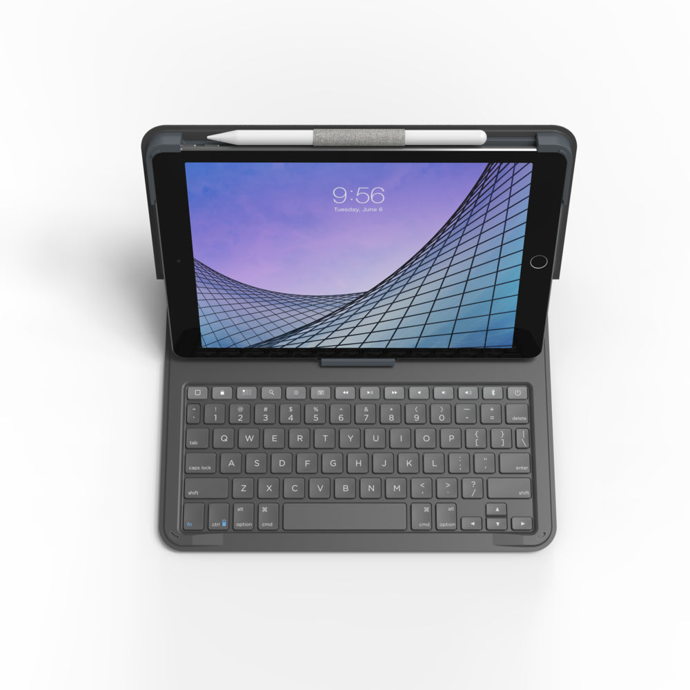 Zagg Messenger Folio 2 Case - For iPad 10.2/10.5 - Charcoal - Kixup Repairs