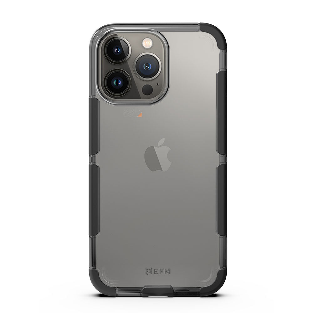EFM Cayman Phone Case For iPhone 13 Pro Max (6.7") that's carbon/clear in colour