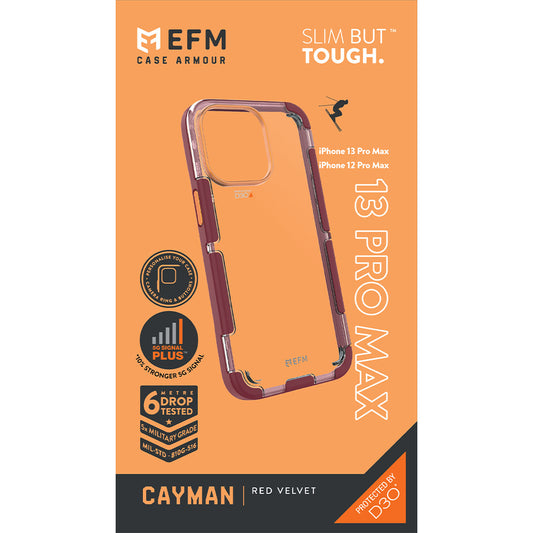 new in box EFM Cayman Red Phone Case For iPhone 13 Pro Max (6.7")
