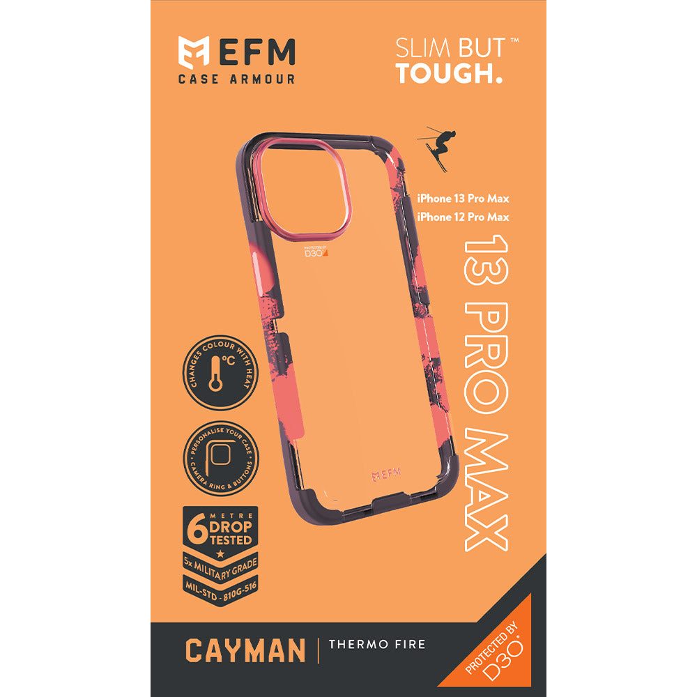 EFM Cayman Thermo Fire Phone Case For iPhone 13 Pro Max (6.7")