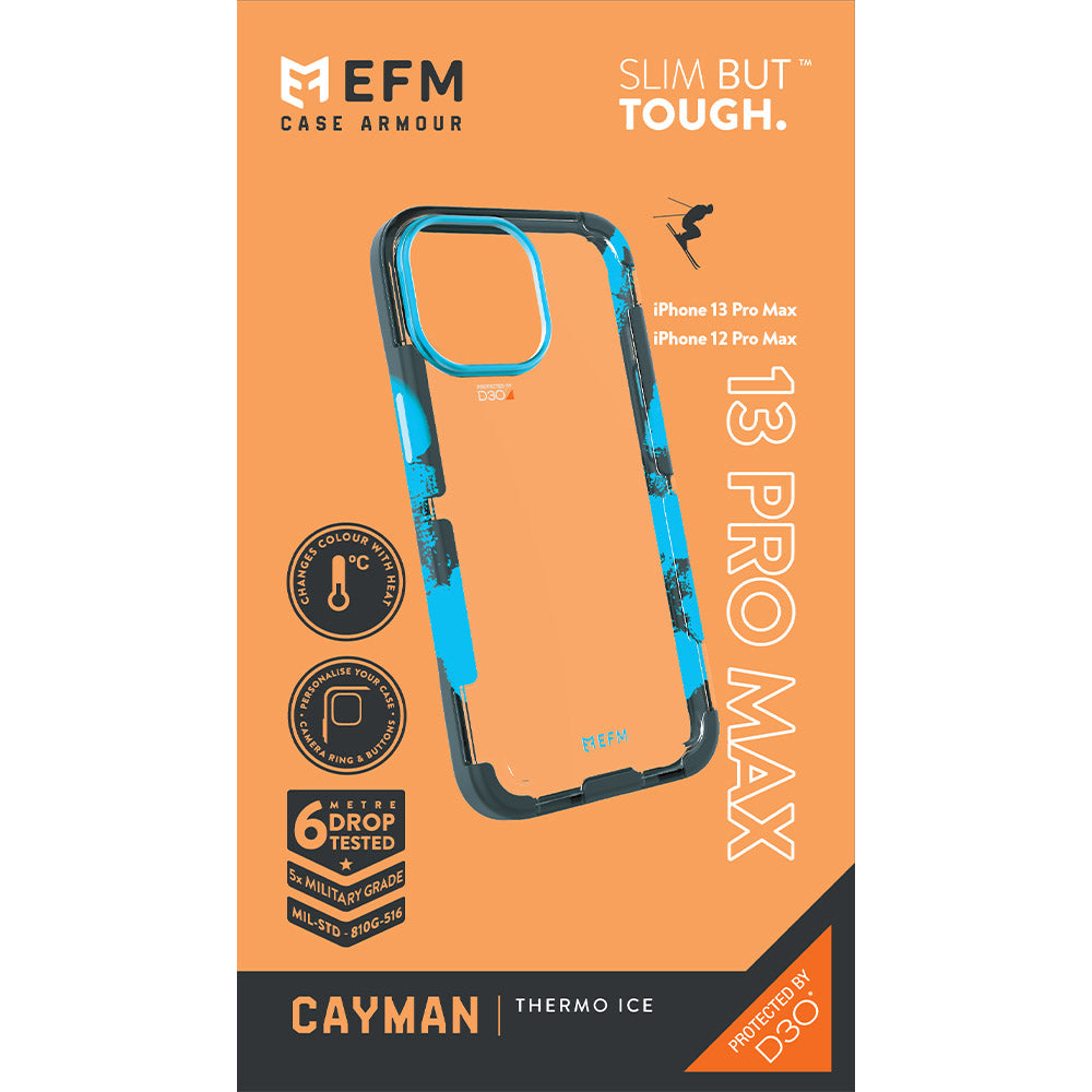 new in box EFM Cayman Thermo Ice Phone Case For Apple iPhone 13 Pro Max (6.7")
