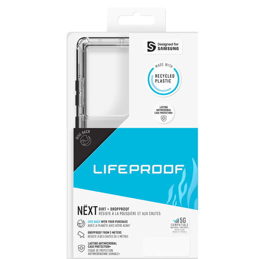 Lifeproof Next Case - For Samsung Galaxy S22 Ultra (6.8) - Black Crystal - Kixup Repairs