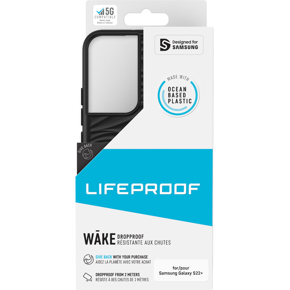 Samsung galaxy s22 plus wake lifeproof eco-friendly sustainable phone case made from ocean plastic with afterpay available