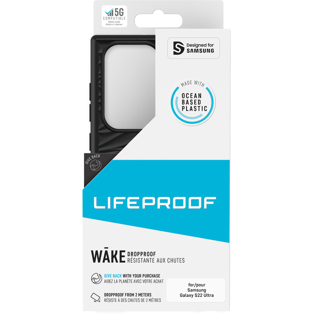 Samsung Galaxy S22 Ultra sustainable eco-friendly phone case by Lifeproof wake with afterpay available buy now pay later