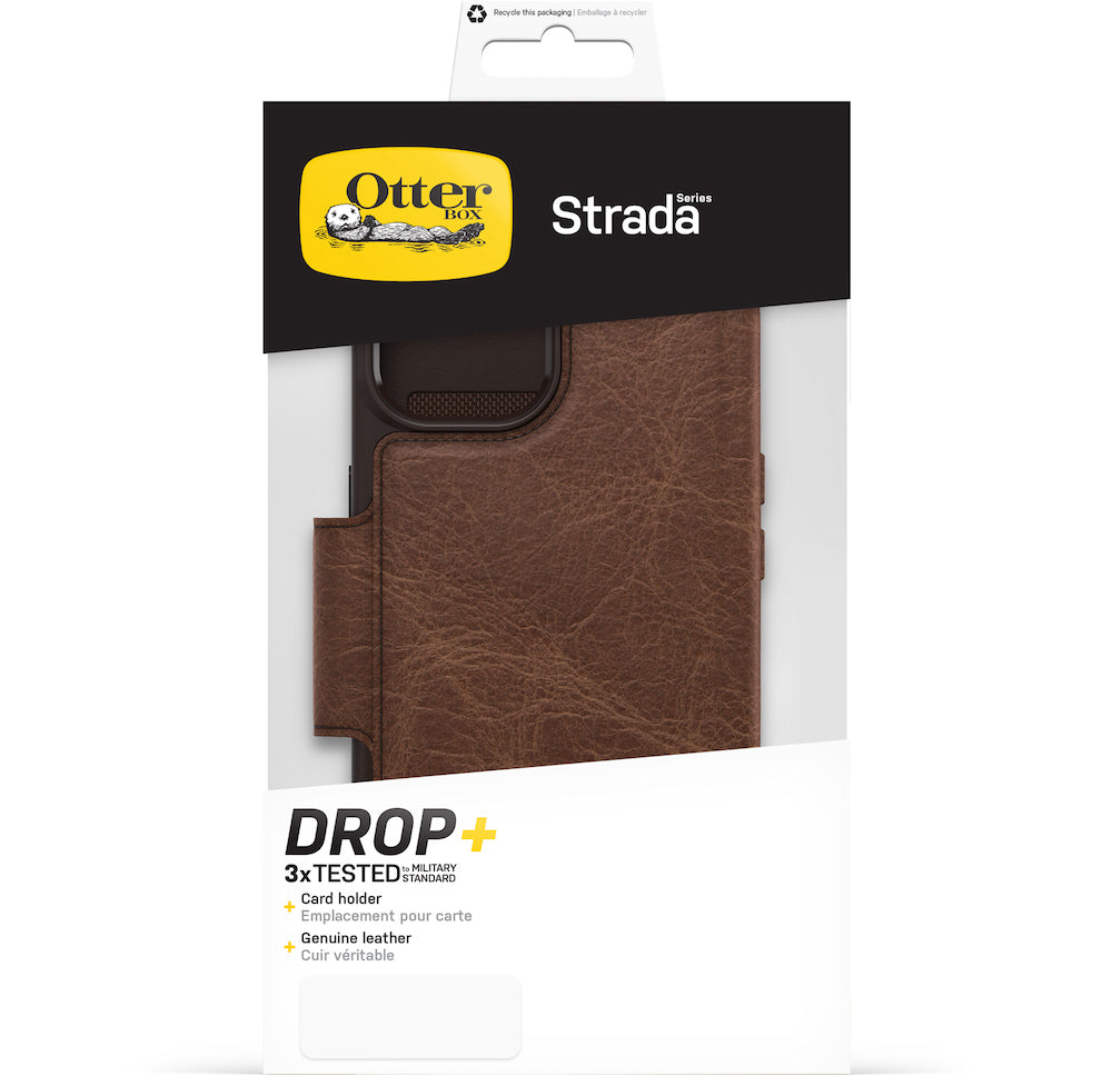 OtterBox Strada Case - For iPhone 14 (6.1") - Espresso - Kixup Repairs
