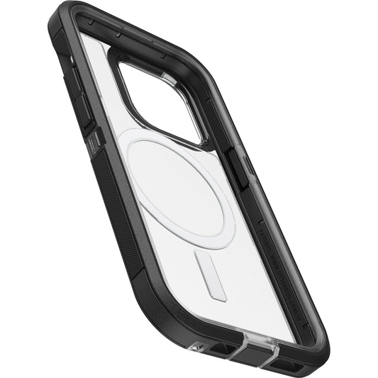 Otterbox Defender XT Clear MagSafe Case - For iPhone 14 Pro (6.1") - Black Crystal - Kixup Repairs