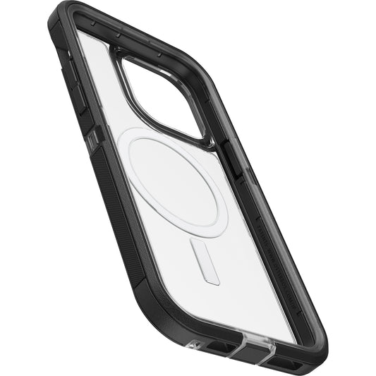 Otterbox Defender XT Clear MagSafe Case - For iPhone 14 Pro Max (6.7") - Black Crystal - Kixup Repairs