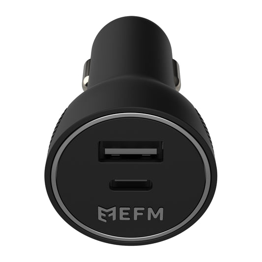 EFM 30W Dual Port Car Charger - With Power Delivery and PPS - Kixup Repairs