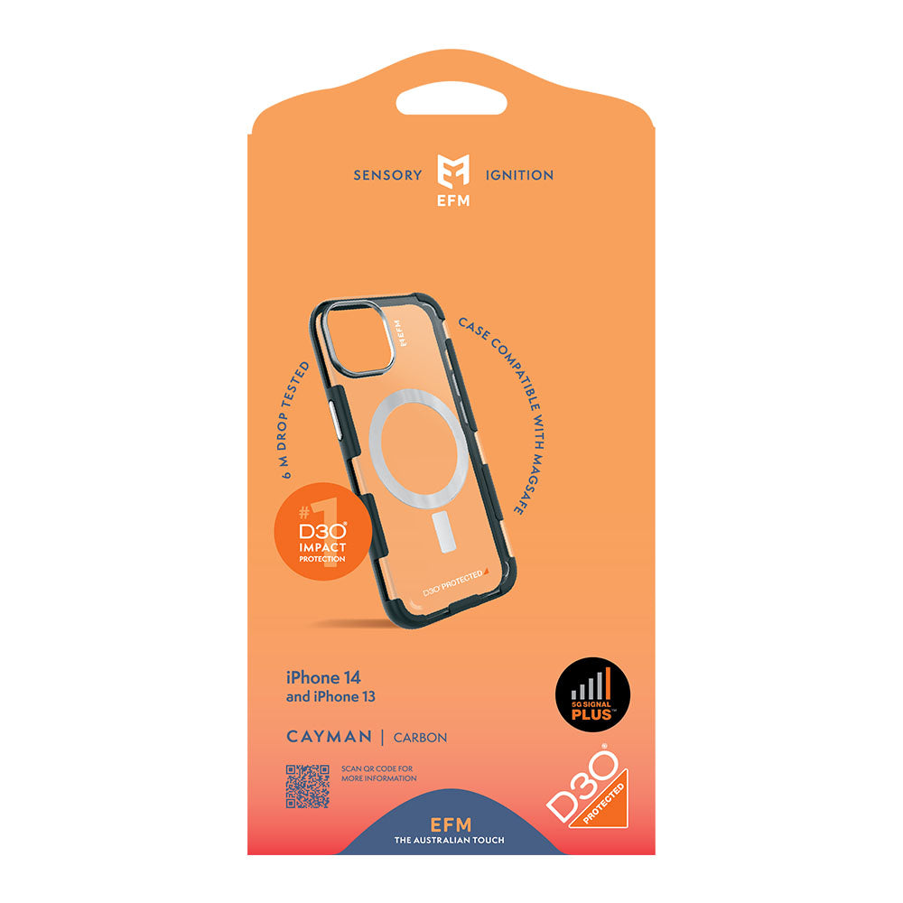 EFM Cayman Case Armour with D3O 5G Signal Plus - For iPhone 14 Pro (6.1") - Kixup Repairs