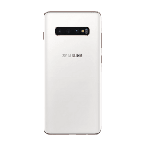 Samsung Galaxy S10 Plus Back Glass Repair Ceramic White